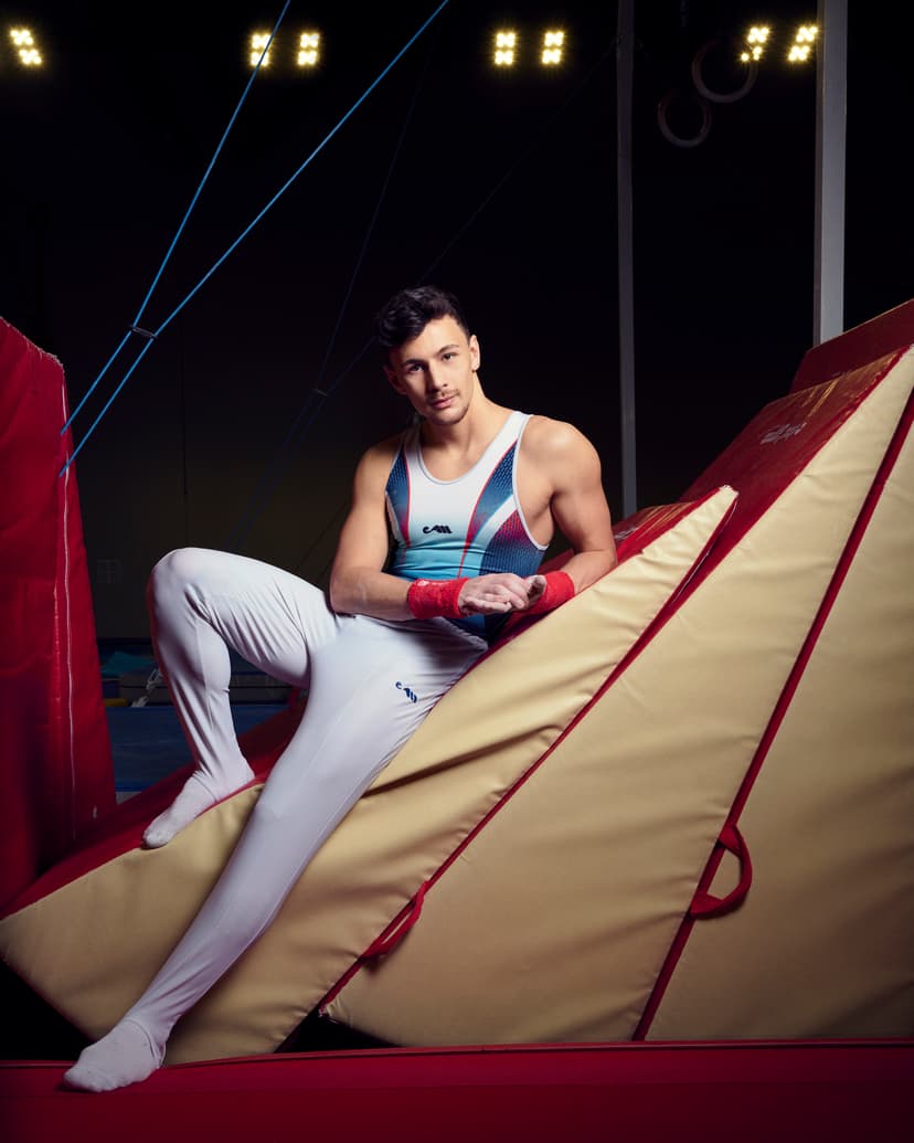 Portait gymnaste couleur